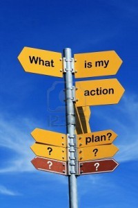 8472287-what-is-my-action-plan--direction-sign